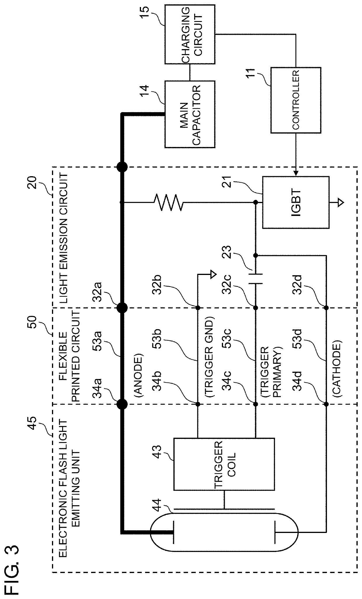 Flexible printed circuit and imaging apparatus including same