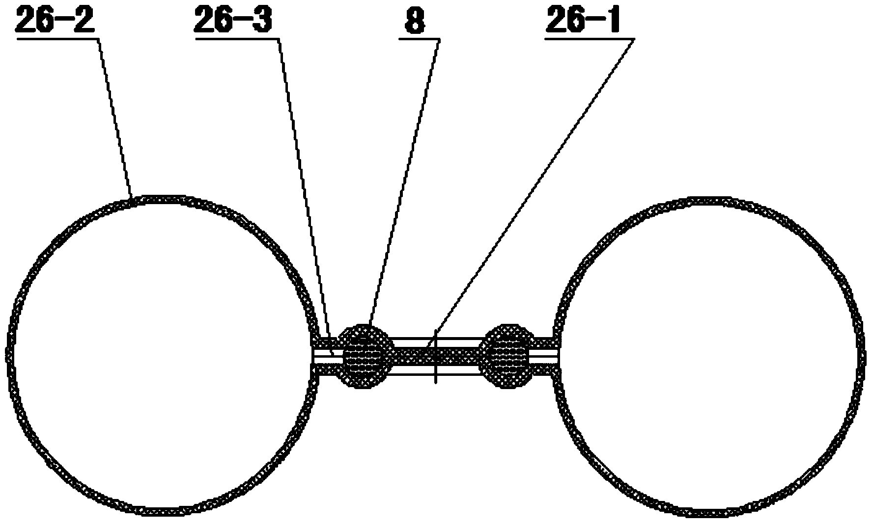 Barrel-shaped micropore labyrinth drip irrigation tape and processing method thereof