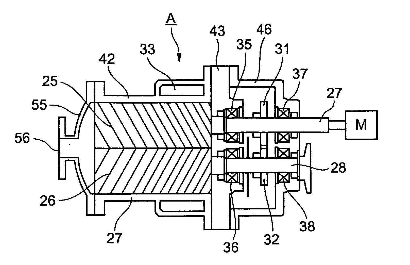 Vacuum device and vacuum pump