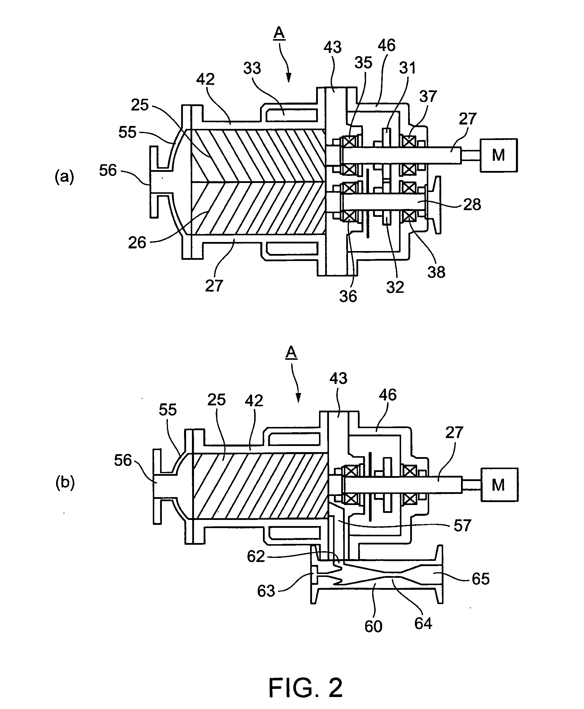 Vacuum device and vacuum pump