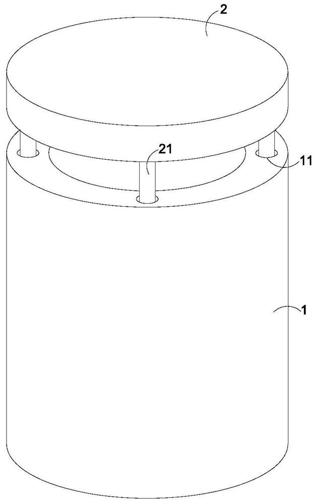 A wastewater treatment technology device for nickel-containing wastewater