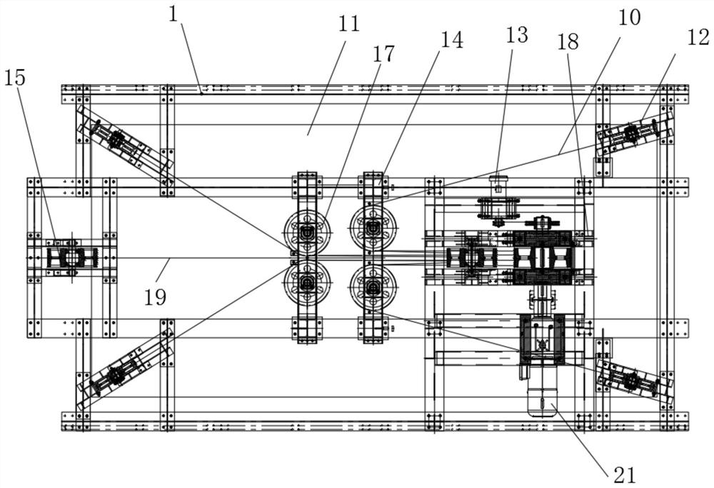 Improved traction lifting system for intelligent parking garage