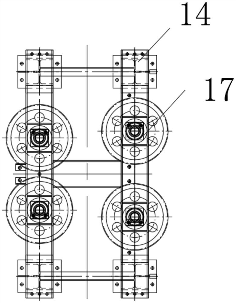 Improved traction lifting system for intelligent parking garage