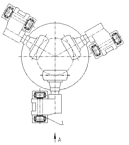 Novel material grinding device