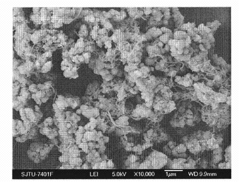 Sulfenyl anode of lithium-sulfur rechargeable battery and preparation method thereof