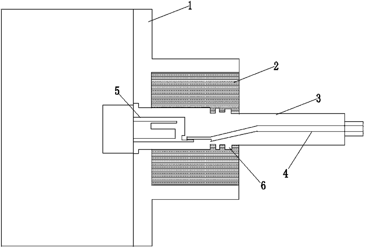 Interface structure of electronic product