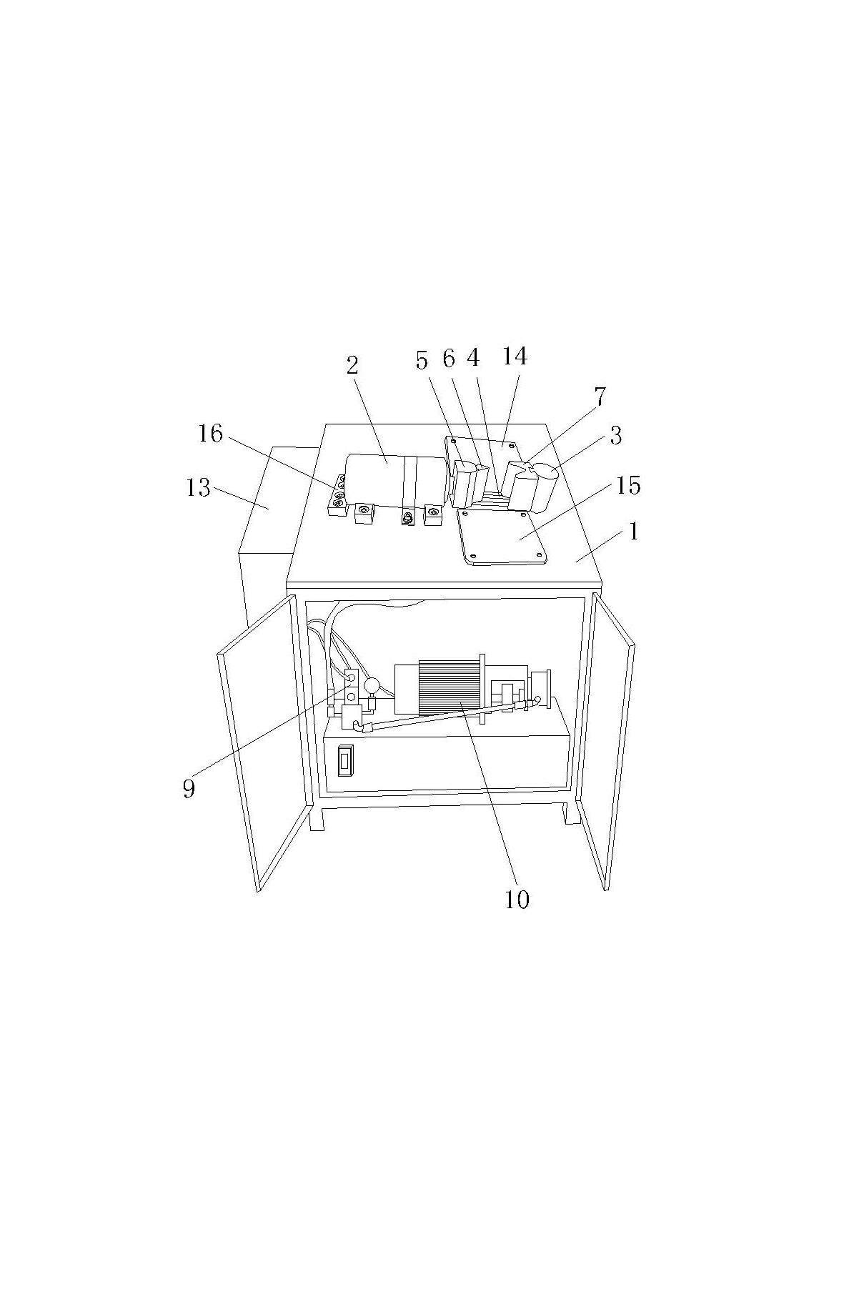 Small horizontal bending machine