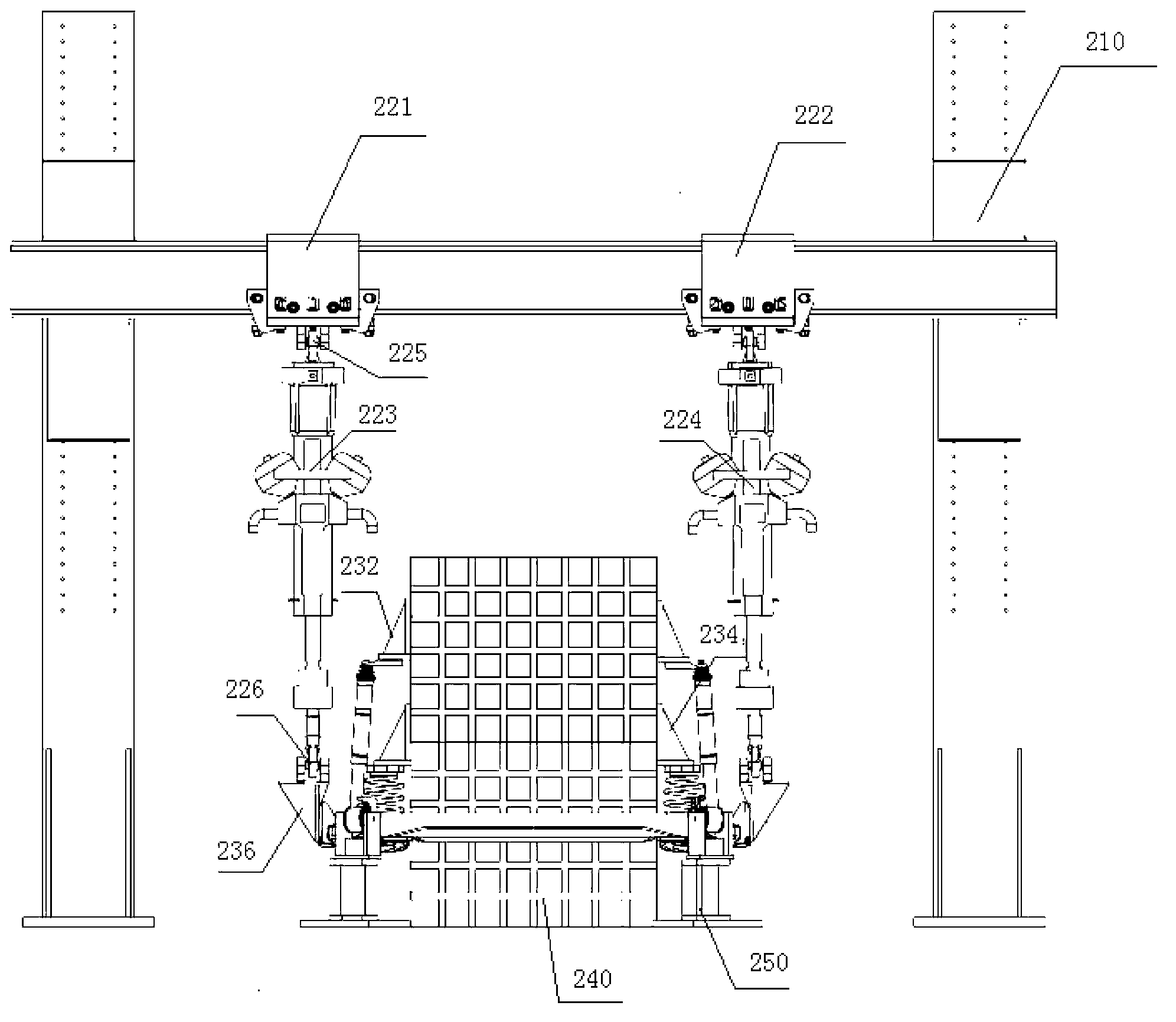 Automobile test bench