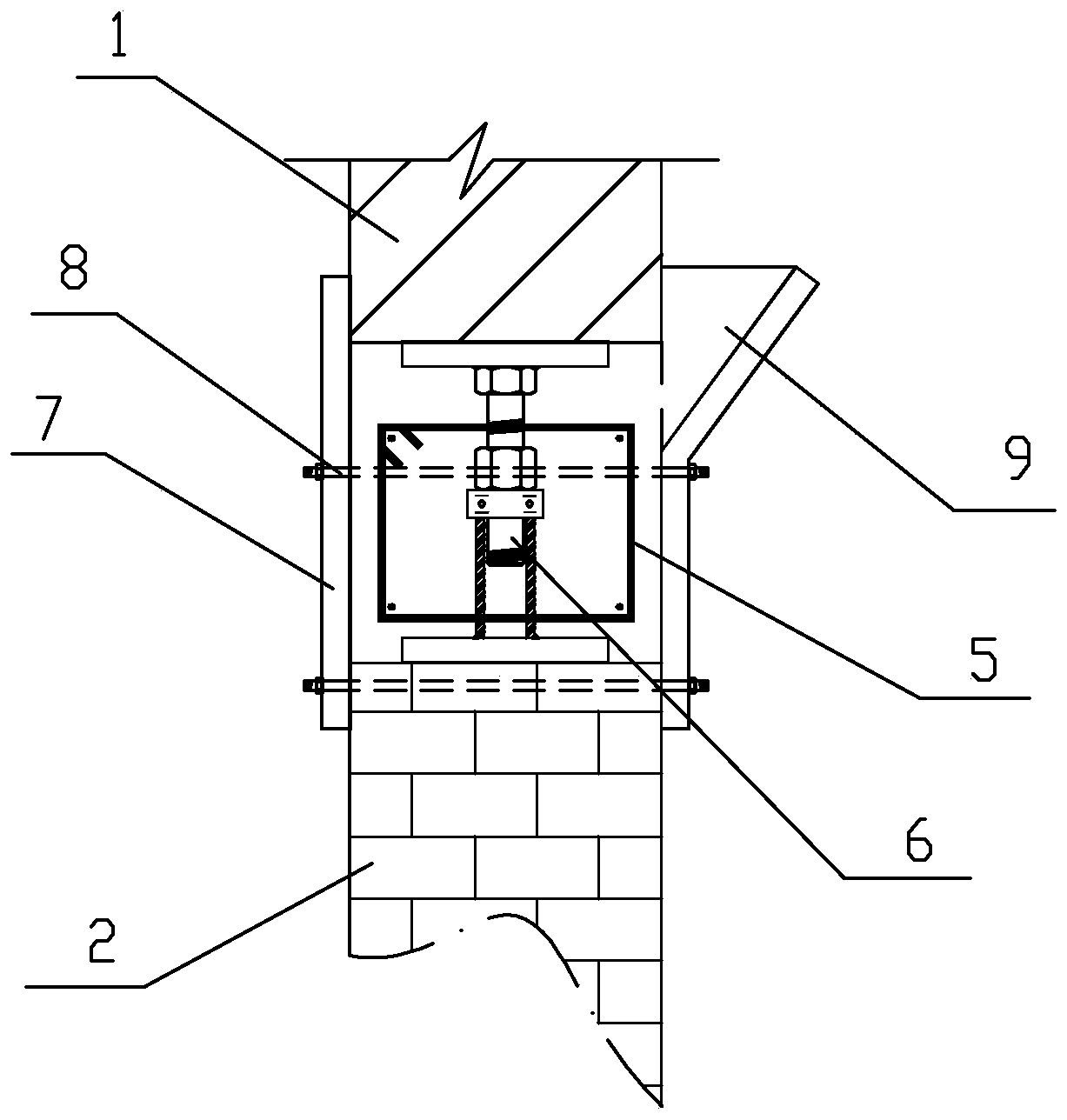 A Restoration Construction Method of Pre-roofing by Opening Hole of Broken Wall of Masonry Structure