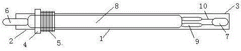 Novel temperature controlled electric heating tube