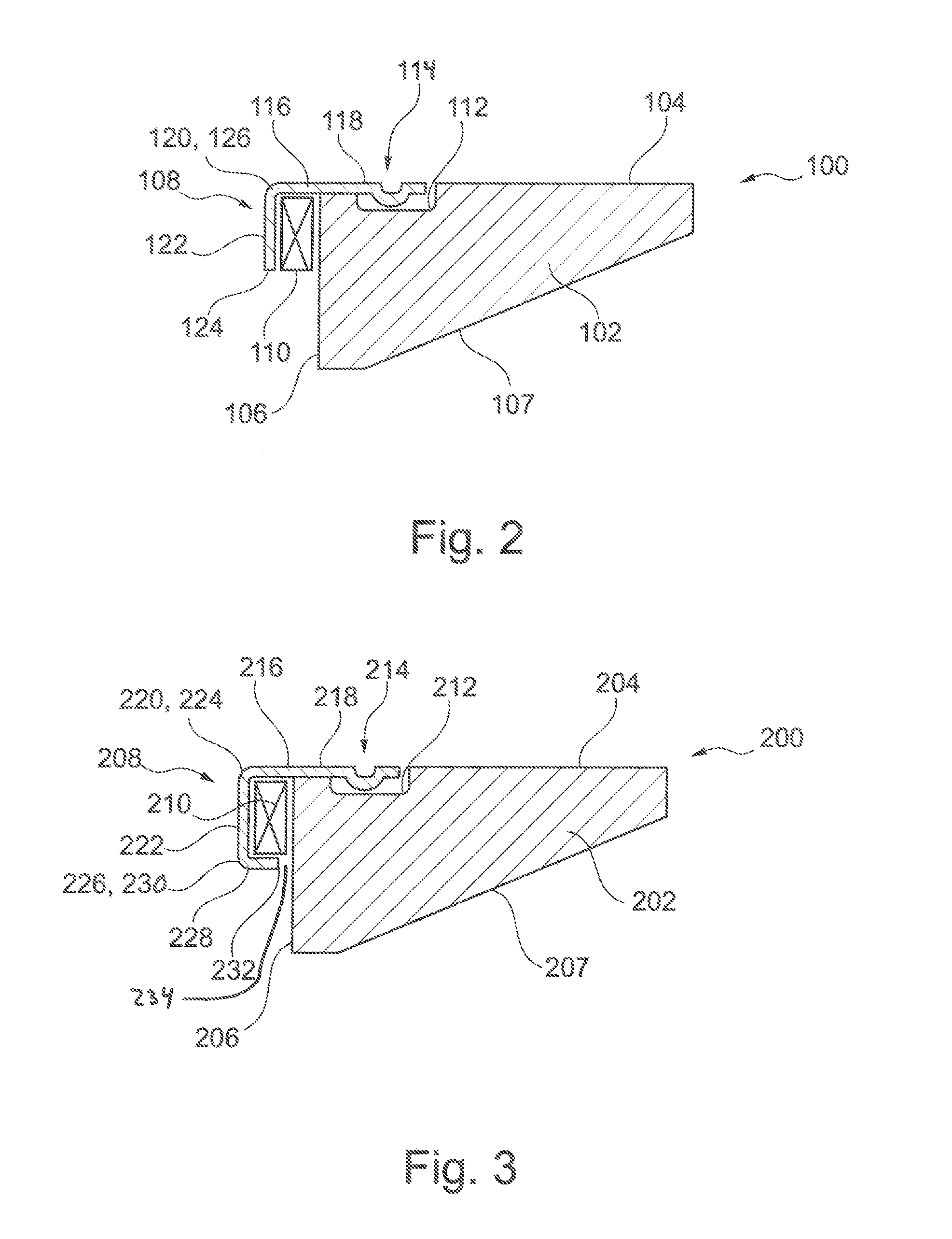 Bearing race with integrated spring