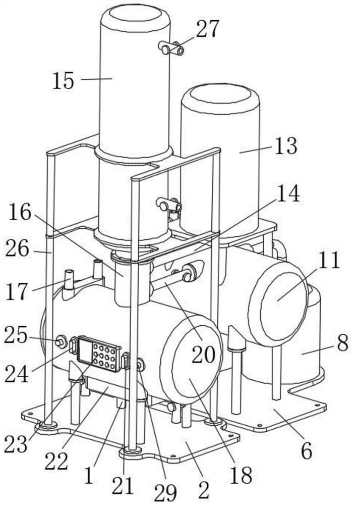 Safe distillation tower device for ethanol extraction