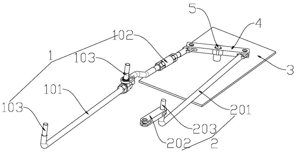 Movable toothed rail conversion device and system for toothed rail turnout zone