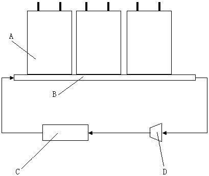 Battery cooling device