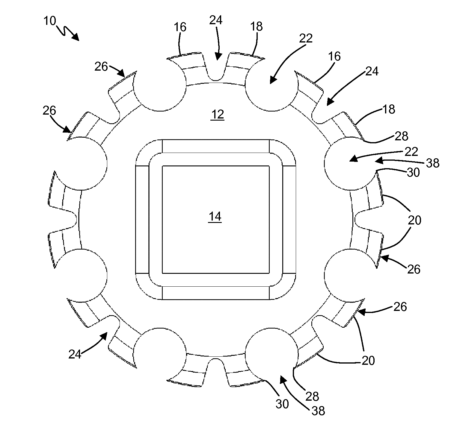 Sprockets for a flexible conveyor belt and conveyor belt system