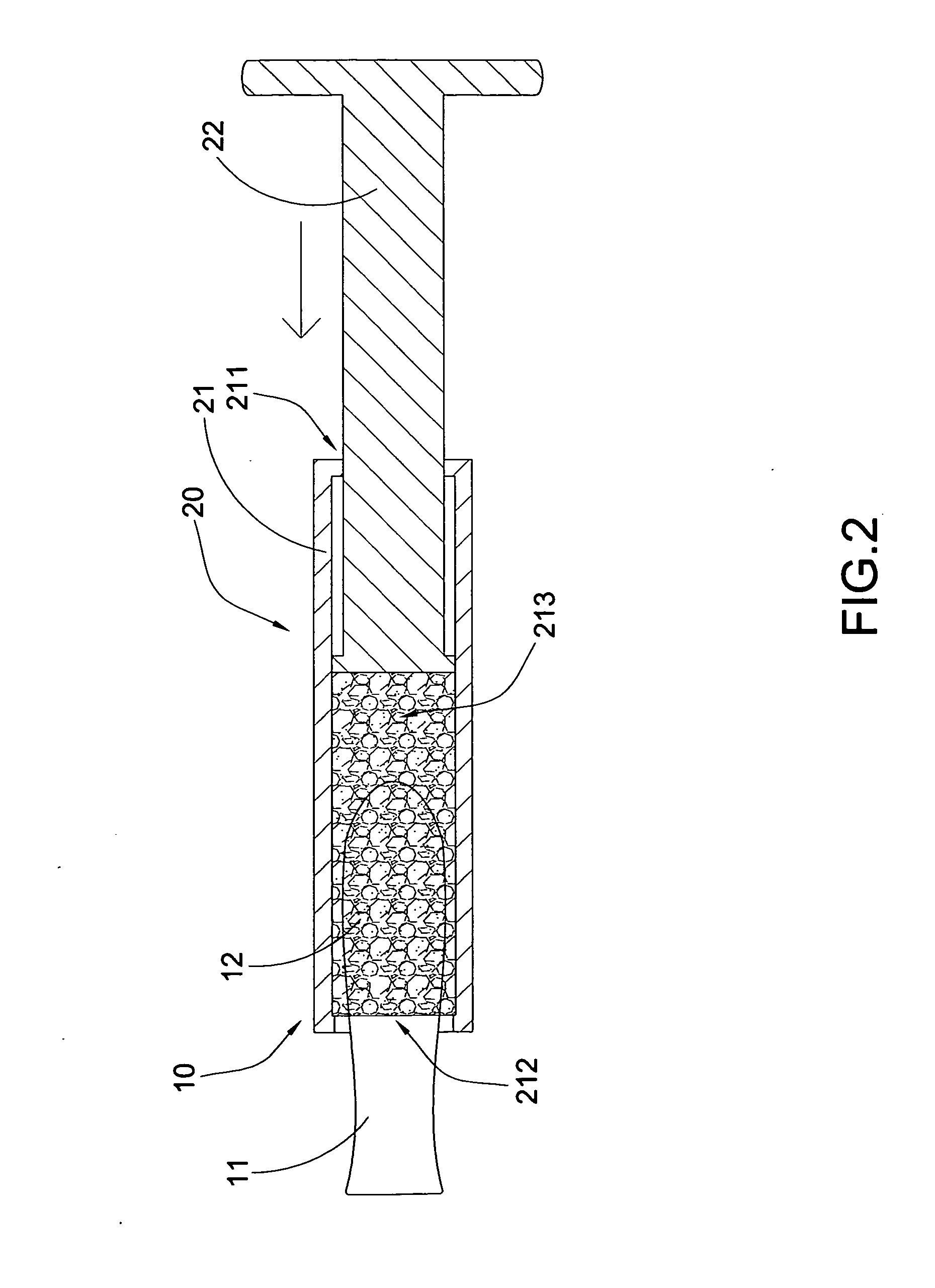 Medical cream applying apparatus