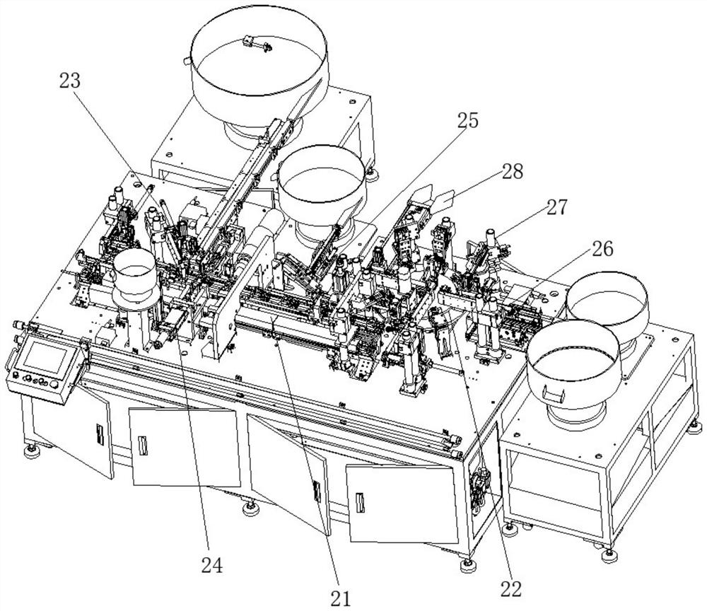 Automatic hinge production equipment