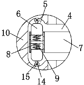 Wall-mounted router for communication engineering convenient for dismounting