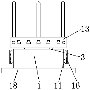 Wall-mounted router for communication engineering convenient for dismounting