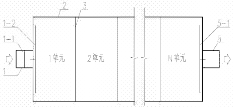 Underground water advection percolation system used for town sewage treatment