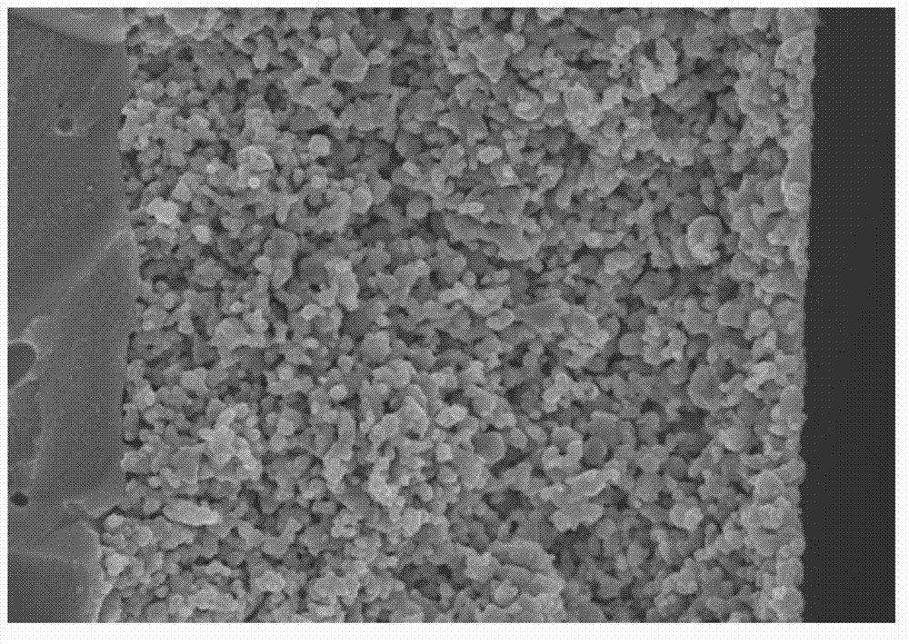 Electrode of solid oxide fuel battery and preparation method for solid oxide fuel battery