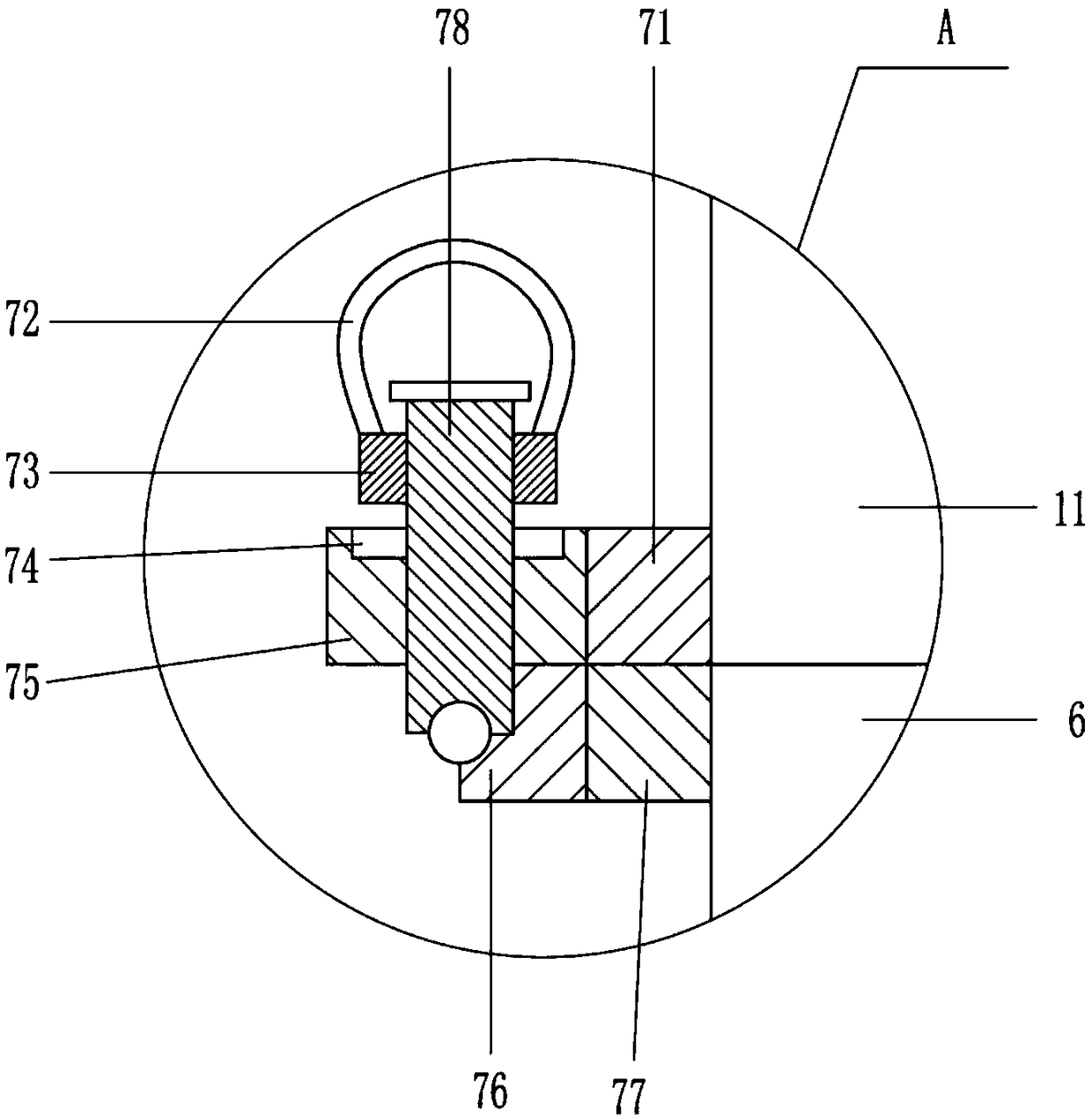 Swinging type reaction kettle