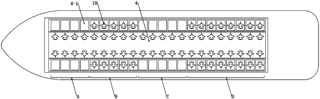 An aircraft carrier without a flight deck