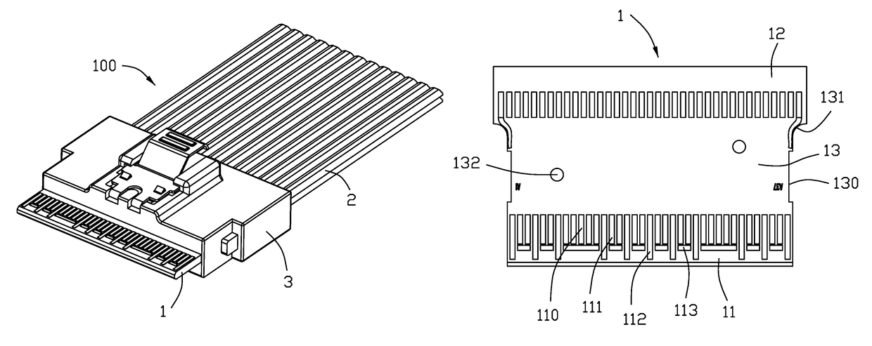 Plug connector assembly having improved arrangement structure between outer case and printed circuit board