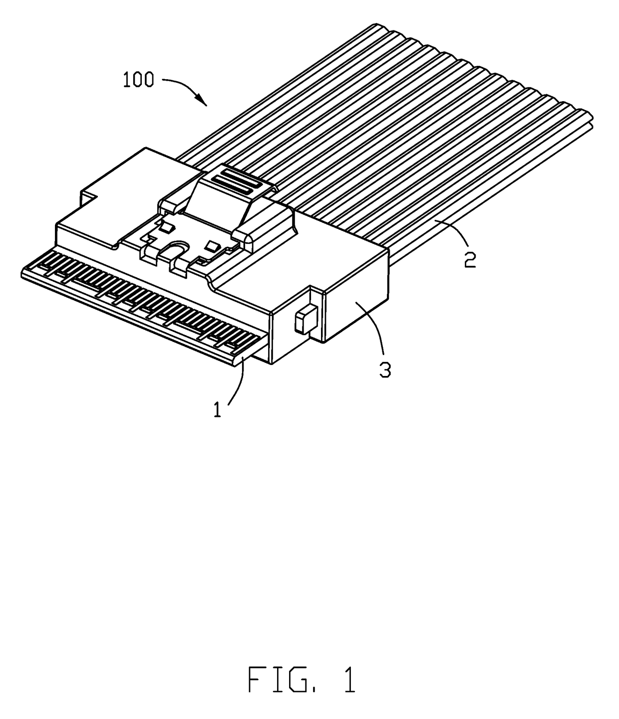 Plug connector assembly having improved arrangement structure between outer case and printed circuit board