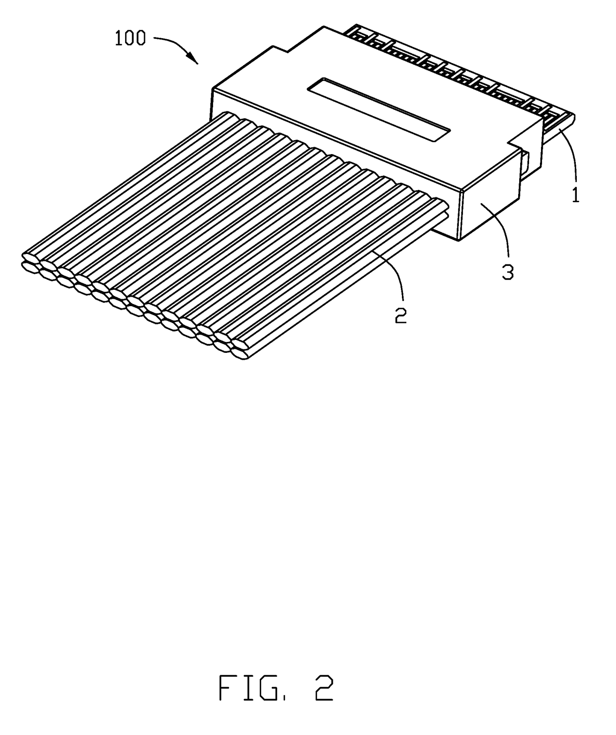 Plug connector assembly having improved arrangement structure between outer case and printed circuit board