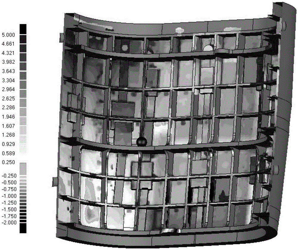 Precise scribing method for thin-wall special-shaped casting cabin