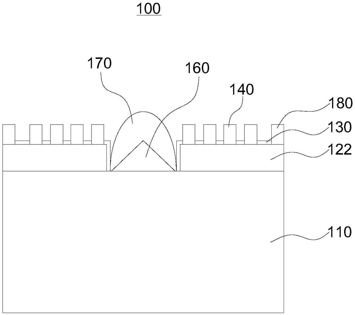 Single-laser vertical cavity surface emitting laser (VCSEL) chip and fabrication method thereof