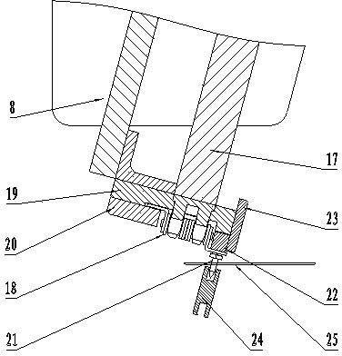 Adjustable plastic netting material transversal stretching device