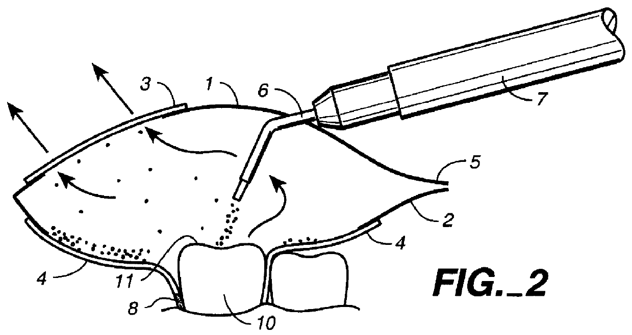 Abrasive container for gas-abrasive applications