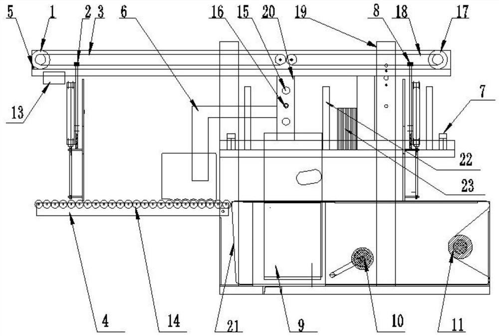 A fully automatic taobao box packing machine