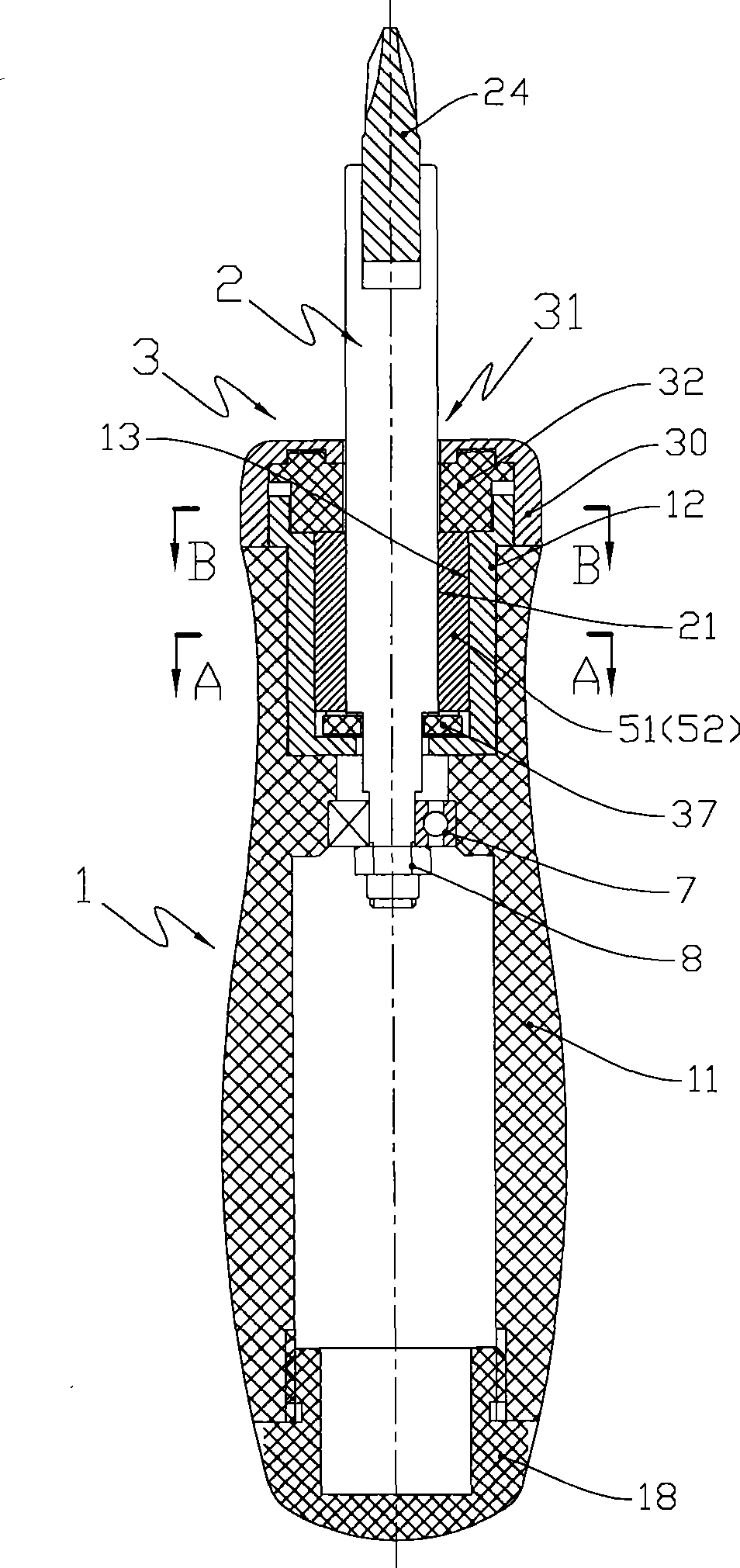 Three-gear manual rotating tool