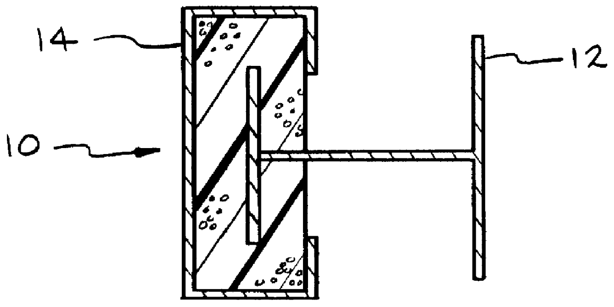 Insulated composite steel member