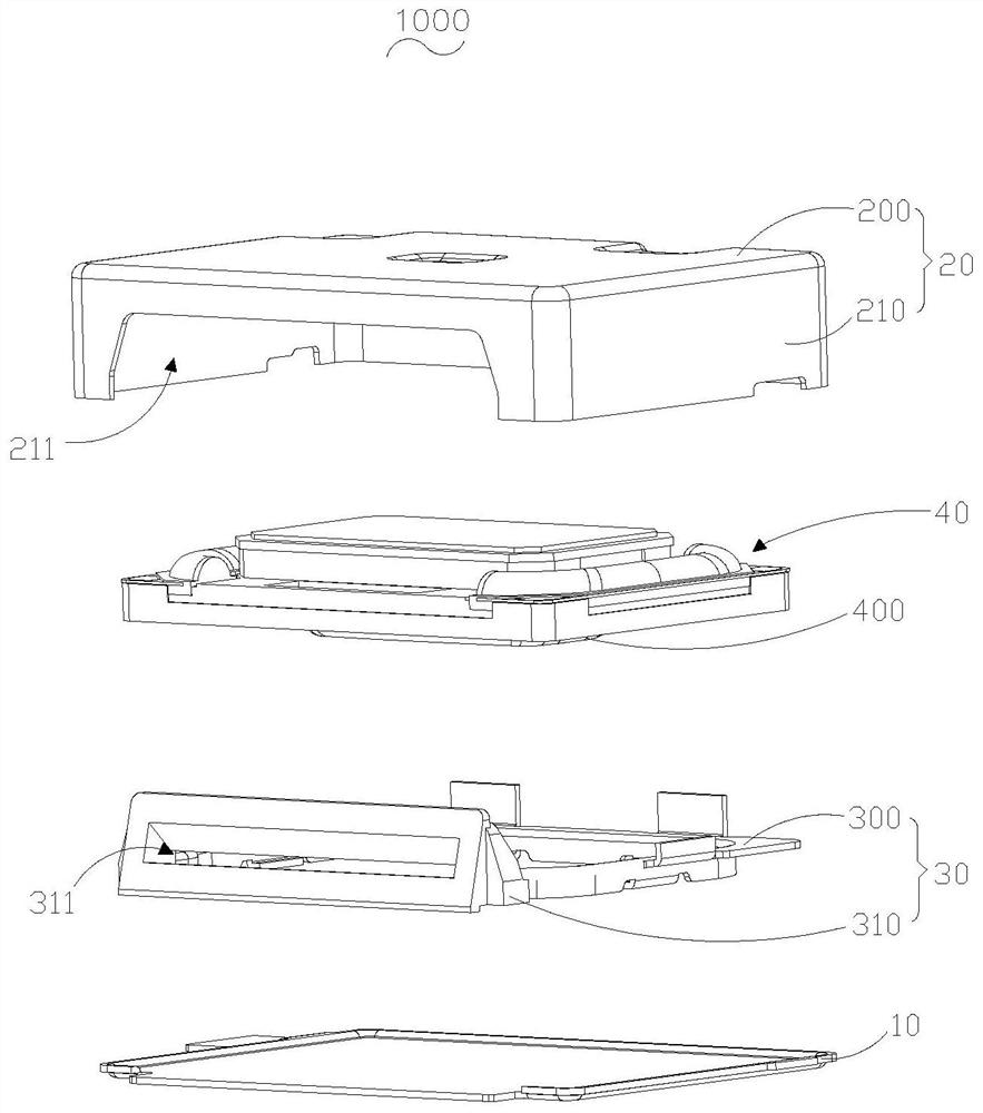 Loudspeaker box and its assembly process