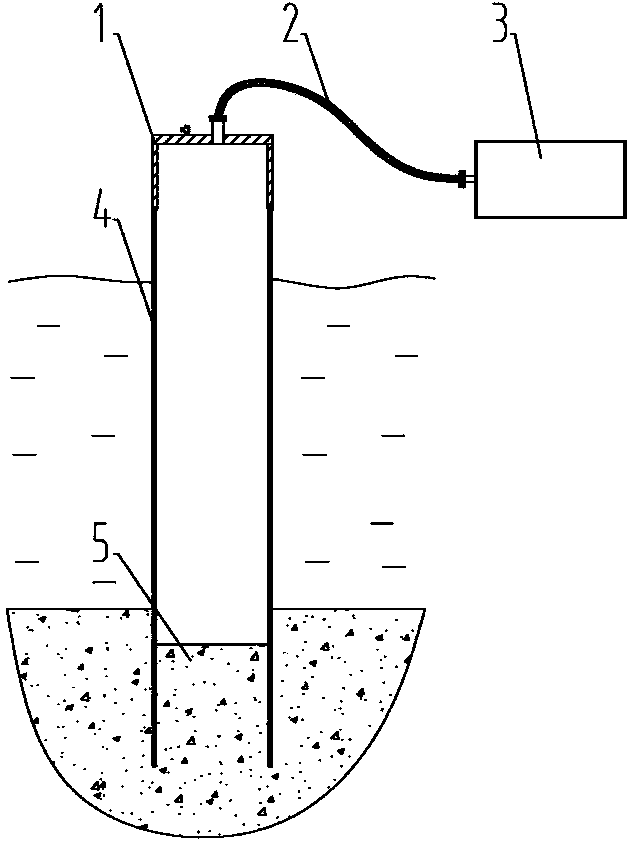 Device and method for dismantling offshore pile pipe through reversed pulling under pressure