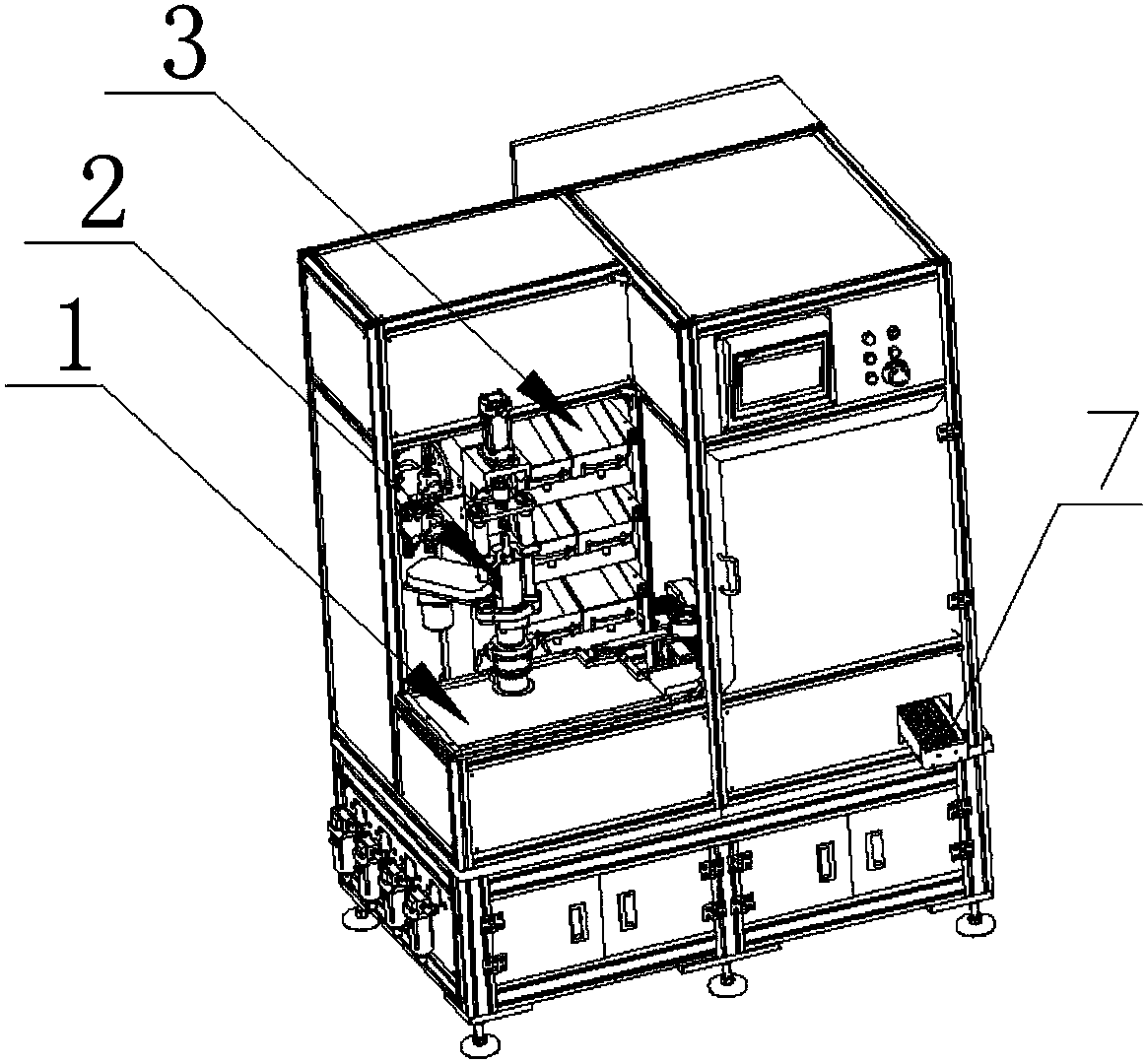 Hub bearing axial clearance matching machine