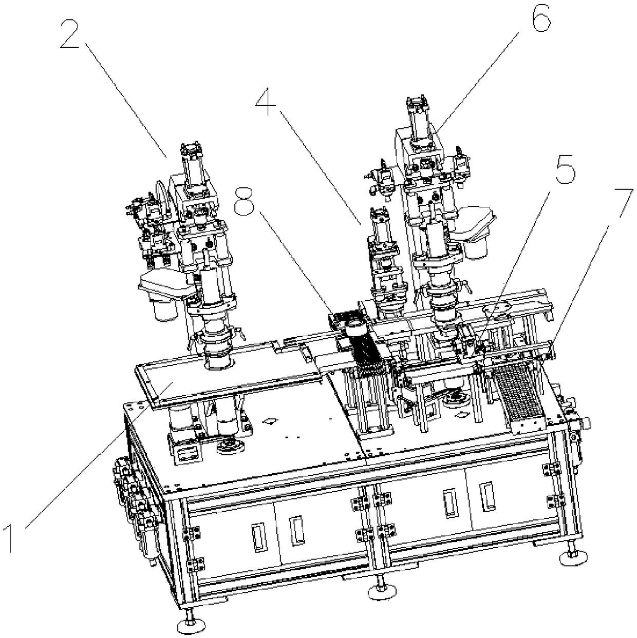 Hub bearing axial clearance matching machine