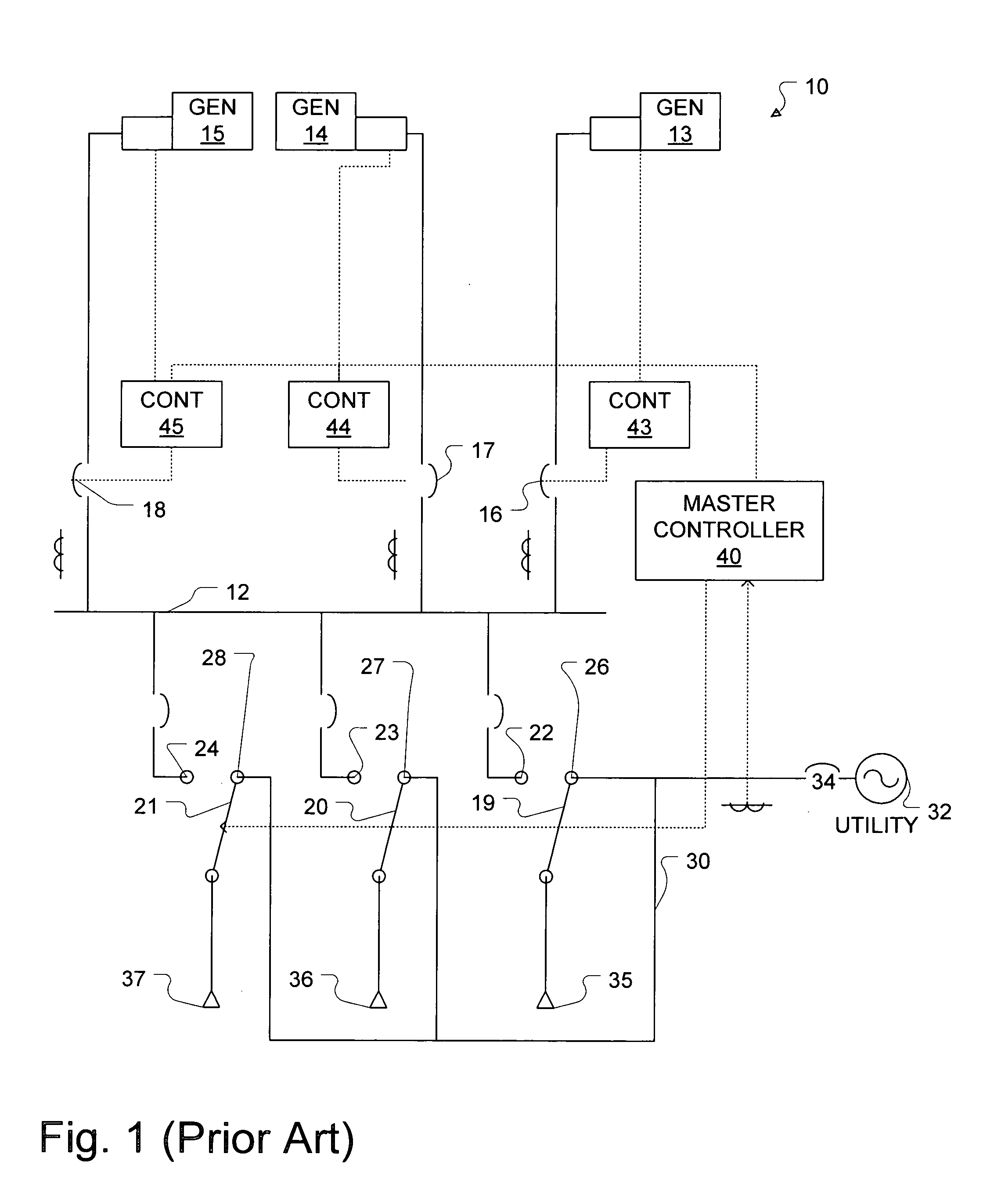 Method and apparatus for parallel engine generators