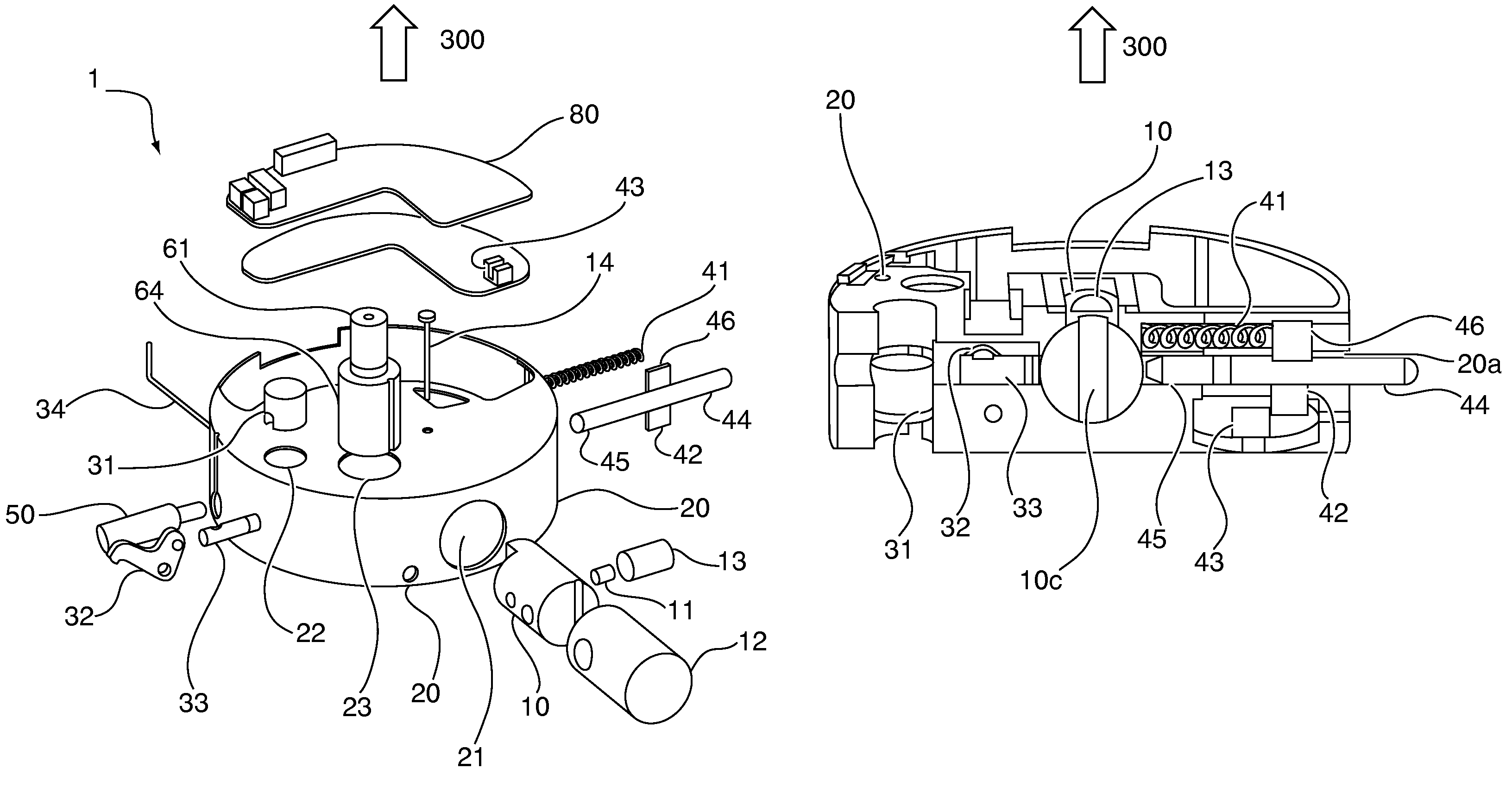 System and method for safing and arming a bore-launched projectile