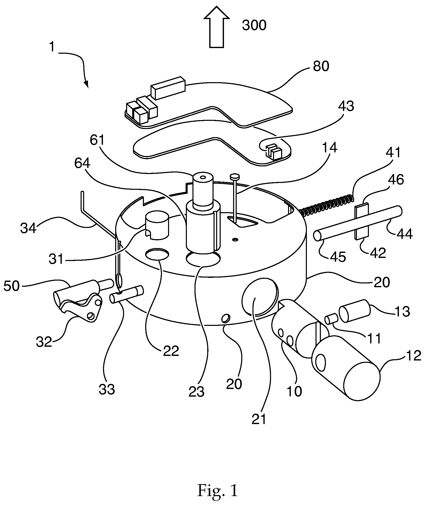 System and method for safing and arming a bore-launched projectile