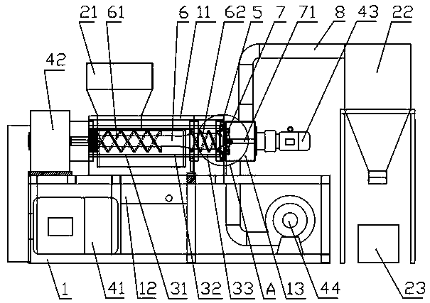 Film squeeze dehydrator