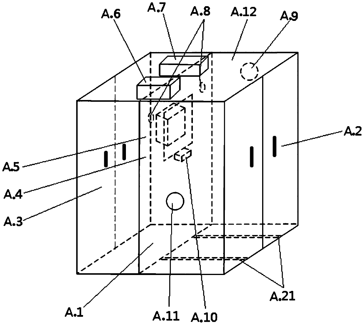 Non-human primate response behavior test system