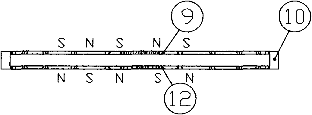 Multipolar serial flux-weakening motor