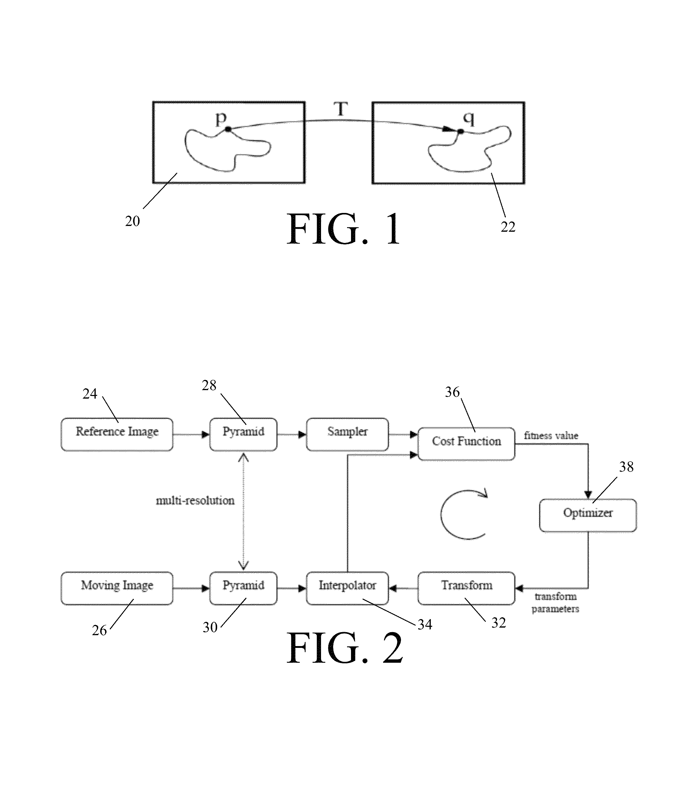 Volumetric deformable registration method for thoracic 4-D computed tomography images and method of determining regional lung function