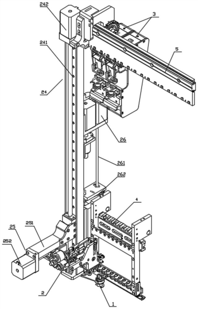 Multifunctional multicolor rope embroidery device and embroidery machine