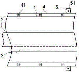 Heat-tracing type solar heat collecting tube